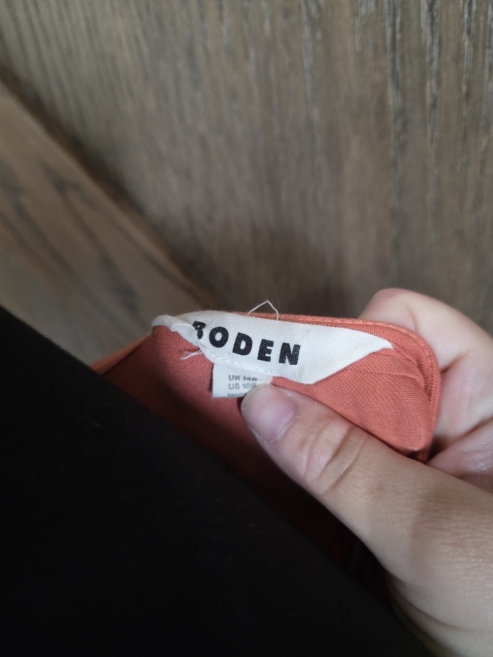 Boden Coral Twist-Detail Spaghetti Strap Midi Dress - Picture 4 of 5